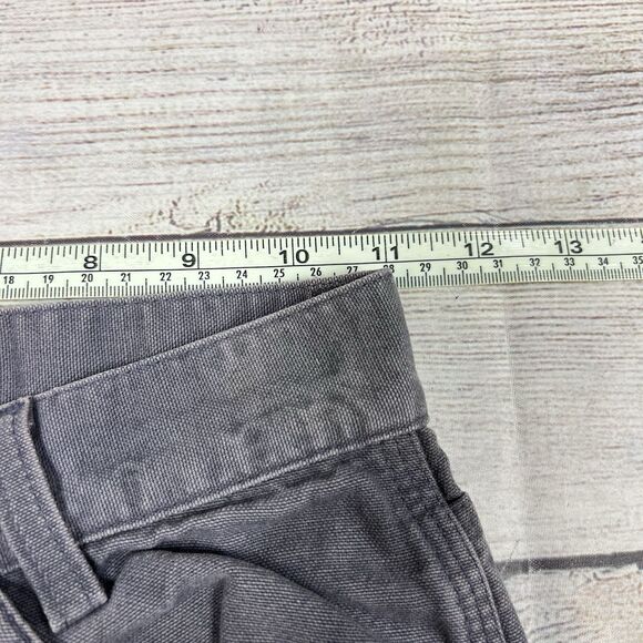 Patagonia Boys Gray Cotton Y2K Wide Leg Pants Size 8 - Picture 11 of 13